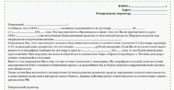 Претензионное письмо о погашении задолженности образец бланк