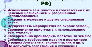 Обязанности собственника земельного участка