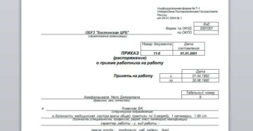 Положение о приеме на работу образец бланк