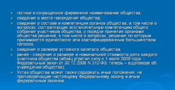 Что должен содержать устав ООО Что должен содержать устав ООО