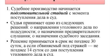 СУДЕБНОЕ ПРОИЗВОДСТВО