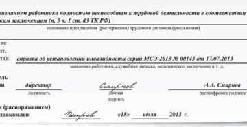 Как уволить инвалида 3 группы