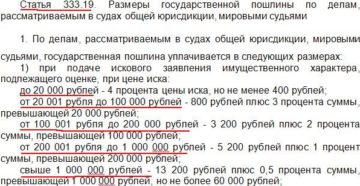Пошлина за исковое заявление в суд